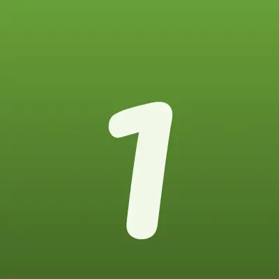1С партнер, лого-визитка